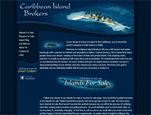 Tablet Screenshot of caribbeanislandbrokers.com